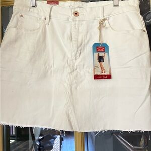 Levi's White Midi Skirt